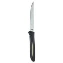 Ensemble de 6 couteaux à steak lames inox manches noir et beige