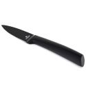 Couteau office en acier inoxydablenoir lame 7,5 cm