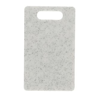 Planche à découper en plastique effet minéral 25x15 cm