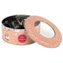 Coffret boite métallique ronde avec 10 emporte-pièces à pâtisserie