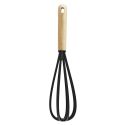 Fouet souple en PBT noir et manche en bois d'acacia