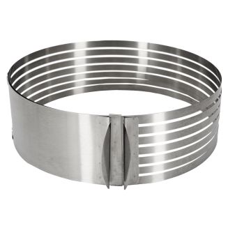 Cercle à trancher spécial génoise diamètre réglable
