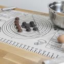 Tapis à pâtisserie anti-adhésif avec graduation 60x40 cm