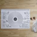 Tapis à pâtisserie anti-adhésif avec graduation 60x40 cm