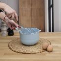 Set de 3 bols mélangeurs empilables 1L, 1,5L et 2L et 3 coloris