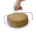 Lyre à gâteau ou génoise en acier inoxydable