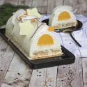 Moule à insert pour bûche 30 cm en acier inoxydable