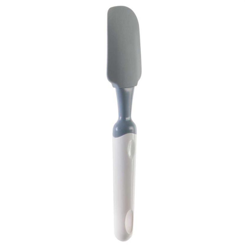 Spatule en silicone grise en blanche