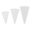 Lot de 3 poches à douille en tissu réutilisables 3 tailles différentes