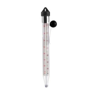 Thermomètre à sucre en verre et acier inoxydable température maximum 200°C
