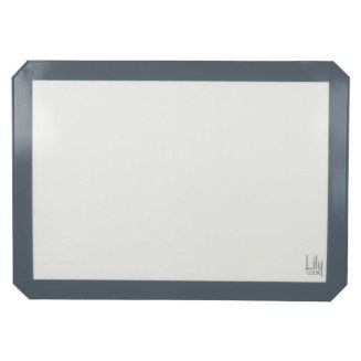 Tapis de cuisson et de pâtisserie en fibre de verre et silicone réutilisable