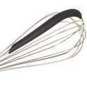 Fouet 2 en 1 en acier inoxydable avec spatule en silicone intégrée