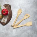 Ensemble de 3 ustensiles de cuisine en bambou