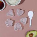 Moules fantaisie à sushis et onigiri en plastique transparent