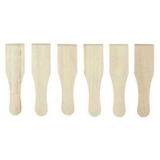 Pack de 6 spatules à raclette en bois