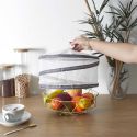 Lot de 2 cloches de protection alimentaires repliables