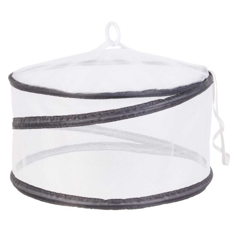 Lot de 2 cloches de protection alimentaires repliables Lot de 2 cloches de protection alimentaires repliables