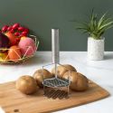 Presse purée double manuel en acier inoxydable