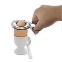 Coupe oeuf à la coque en acier inoxydable