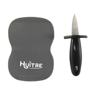 Ensemble couteau à huîtres avec son support de maintient