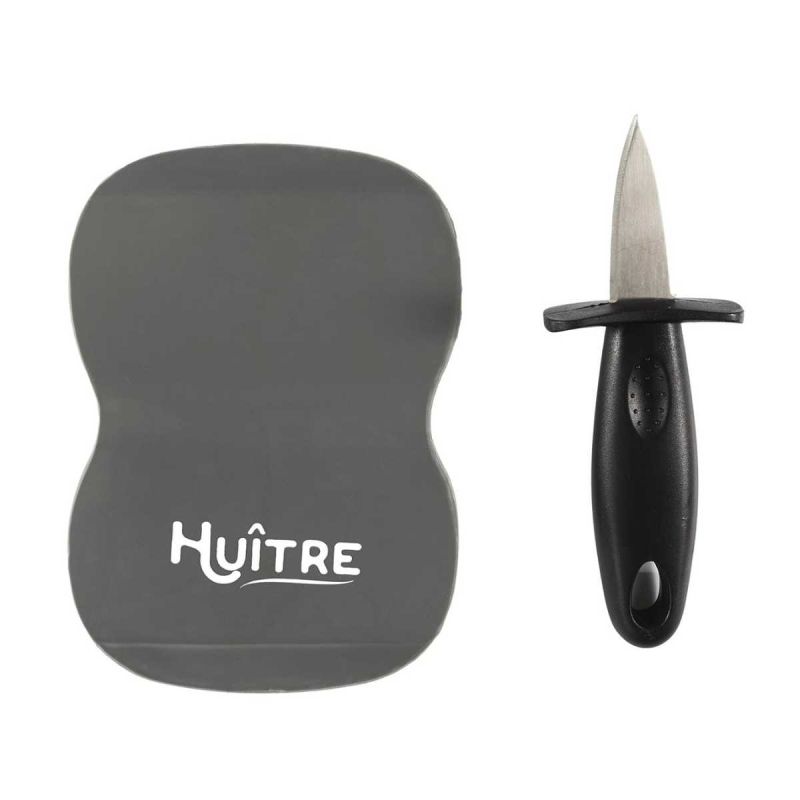 Ensemble couteau à huîtres avec son support de maintient Ensemble couteau à huîtres avec son support de maintient