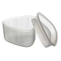 Pack de 2 moules à riz onigiri en plastique transparent 2 formats