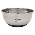 Bol mélangeur en acier inoxydable avec base antidérapante diamètre 26 cm