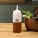 Bouteille à sauce refermable 450 ml transparente