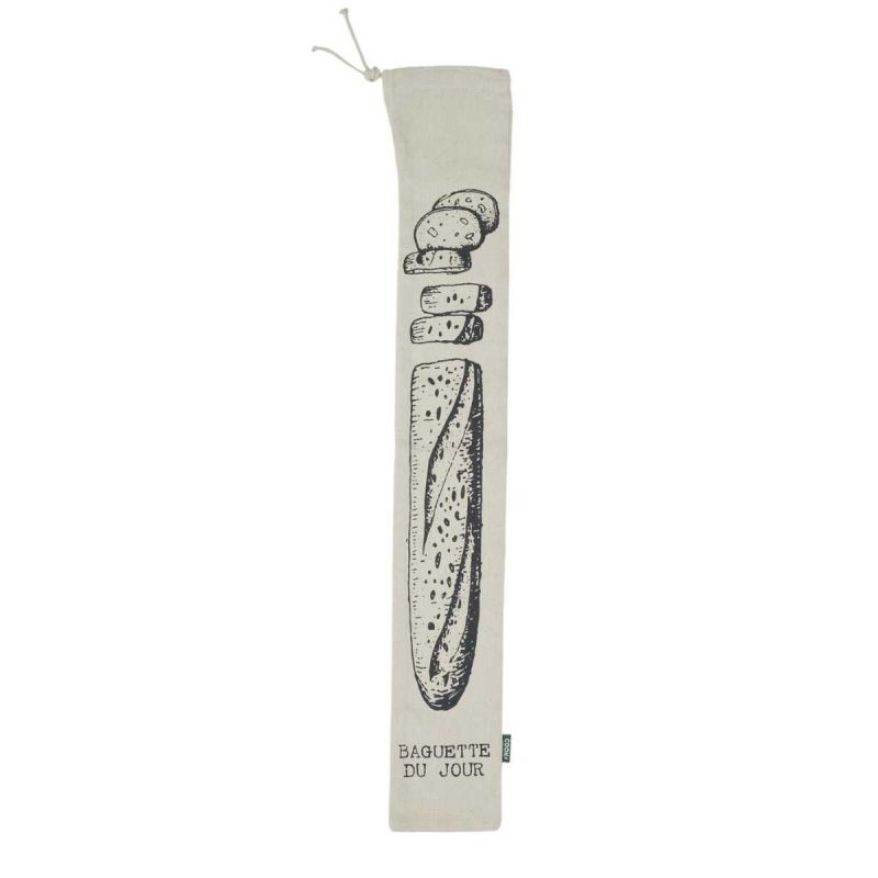 Sac de conservation pour baguette en coton Sac de conservation pour baguette en coton