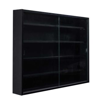 Vitrine Murale 5 Compartiments Noire - COLLECT