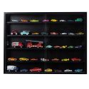 Vitrine Murale 5 Compartiments Noire - COLLECT