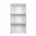 Etagère bibliothèque 3 niveaux coloris blanc - LEO