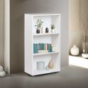 Etagère bibliothèque 3 niveaux coloris blanc - LEO