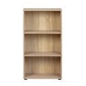 Etagère bibliothèque 3 niveaux effet bois finition sonoma - LEO