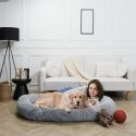 Panier pour chien XXL extra douillet gris