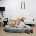 Panier pour chien XXL extra douillet gris