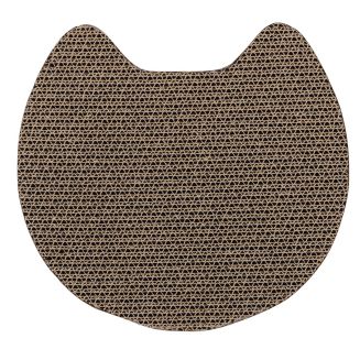 Griffoir pour chat en forme de tête de chat