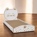 Griffoir pour chat en forme de lit avec tête de lit déco chat