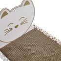 Griffoir pour chat en forme de lit avec tête de lit déco chat
