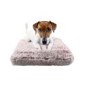 Coussin pour animaux 70x54 cm en fourrure synthétique ultra douce rose