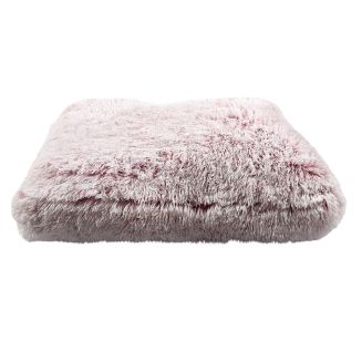Coussin pour animaux 70x54 cm en fourrure synthétique ultra douce rose