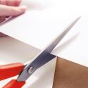 Paire de ciseaux multifonction rouge lame inox