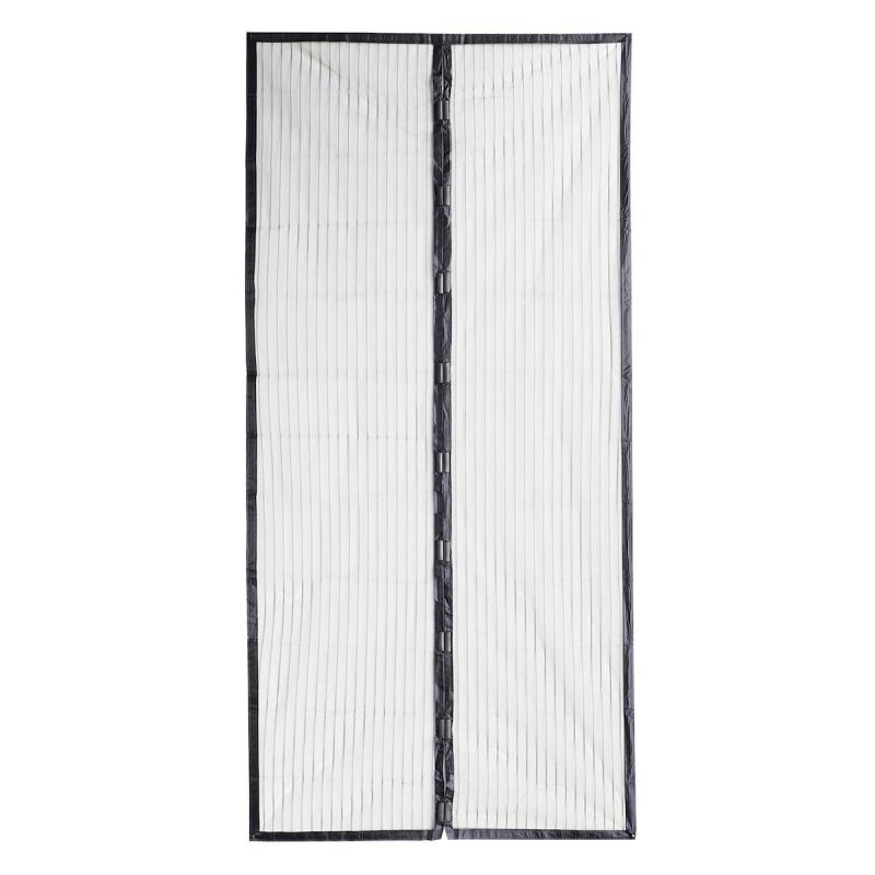 Moustiquaire pour porte magnétique 200x100 cm noire Moustiquaire pour porte magnétique 200x100 cm noire