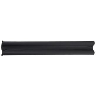 Boudin de porte double déhoussable, lavable et découpable noir