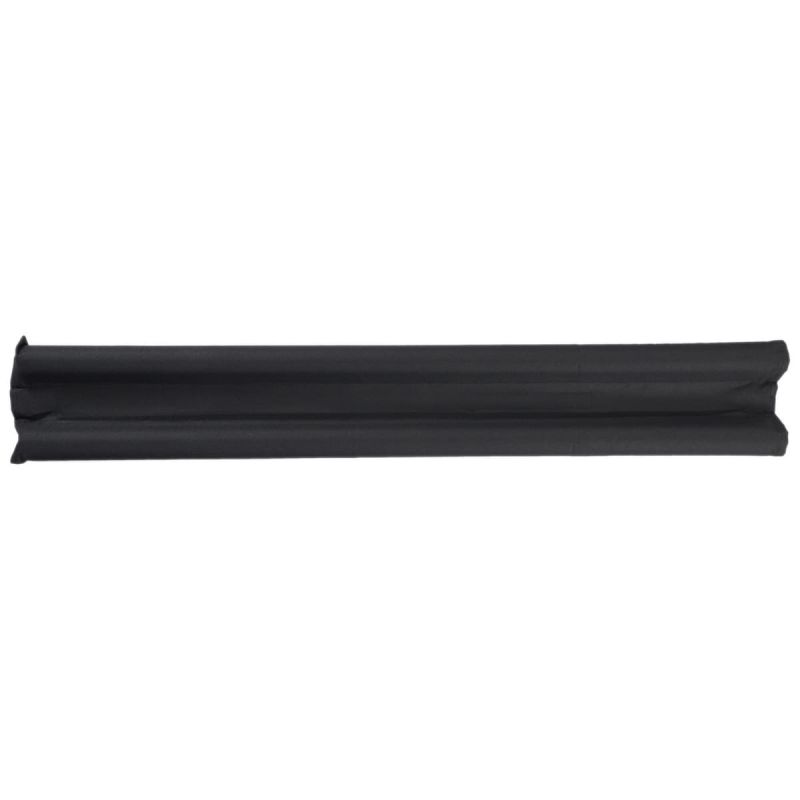 Boudin de porte double déhoussable, lavable et découpable noir Boudin de porte double déhoussable, lavable et découpable noir