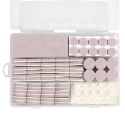 Coffret de 177 patins de protections en feutrine et butée en plastique
