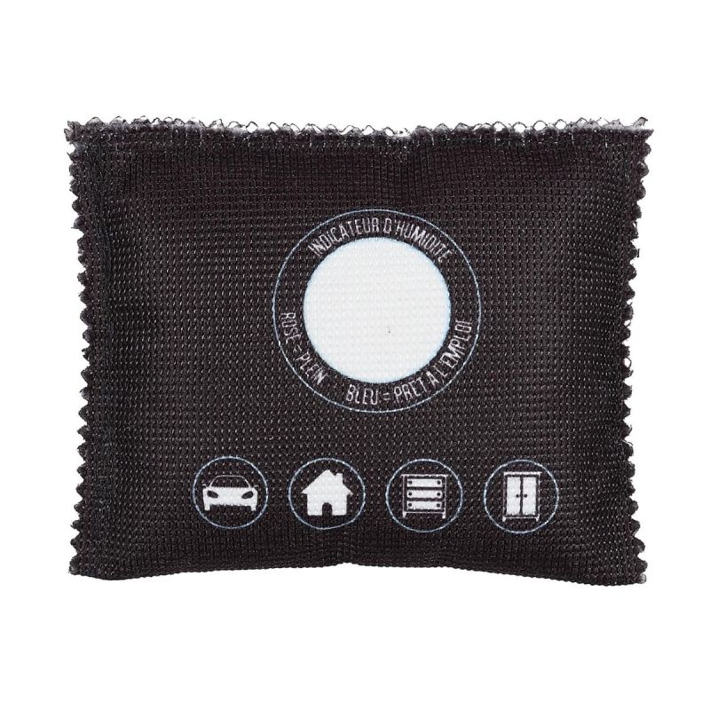 Absorbeur d'humidité réutilisable avec témoin de saturation Absorbeur d'humidité réutilisable avec témoin de saturation