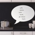 Rouleau de sticker tableau blanc à découper 45x100 cm avec feutre effaçable