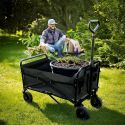 Chariot pliable transportable charge max 65kg