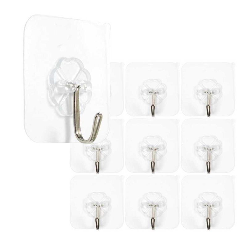 Pack de 10 crochets adhésifs repositionnables